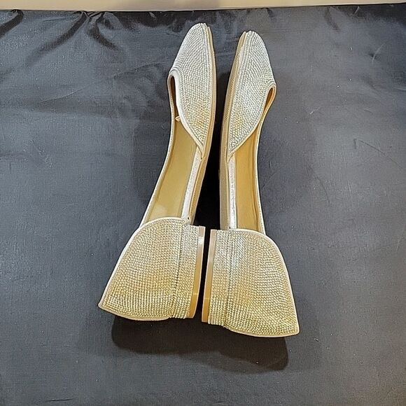 BRAND NEW JUICY COUTURE JEWEL STUDDED D'ORSAY POINTED TOE SLIP-ON FLAT S… - Picture 9 of 16